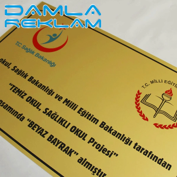 Ankara Pirinç Metal Etiket