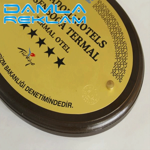 Ankara Pirinç Metal Etiket