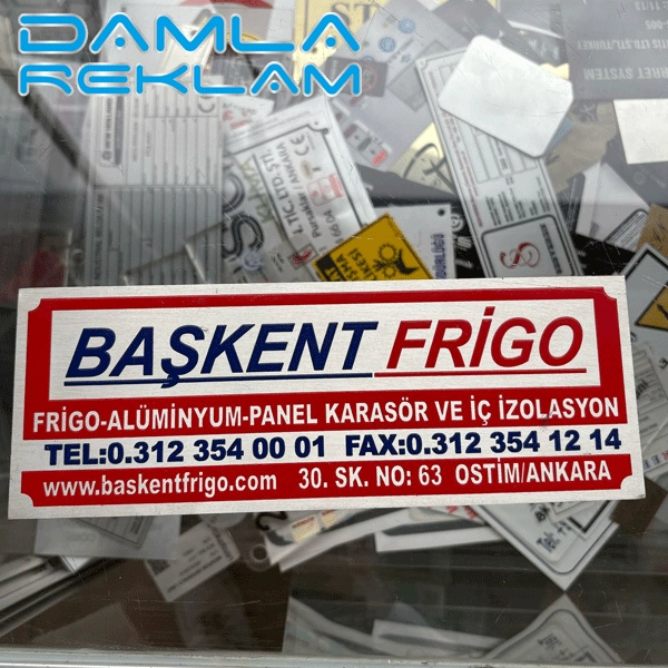 Ankara Alüminyum Asit İndirme Etiket