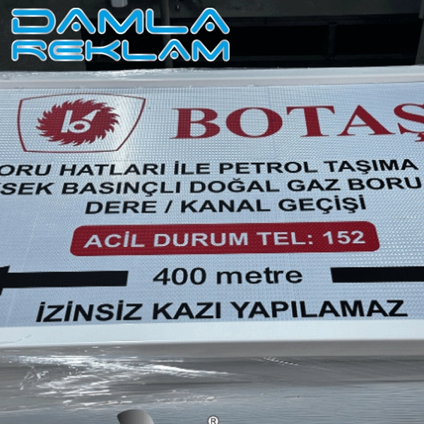 Ankara Botaş Levha Üretimi
