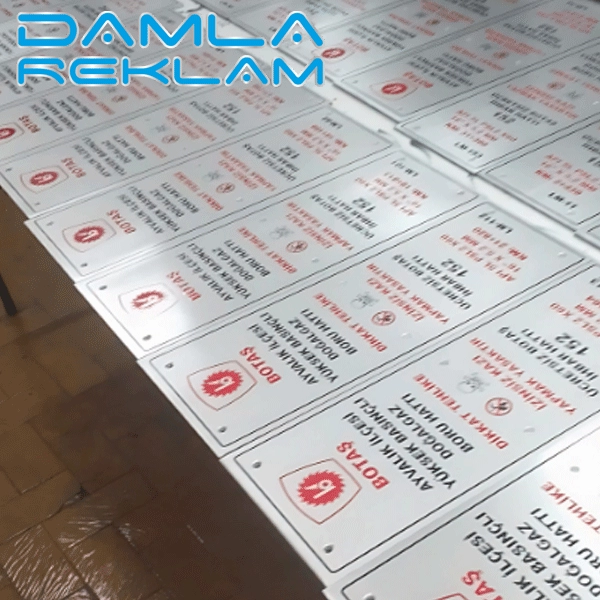 Ankara Botaş Levha Üretimi