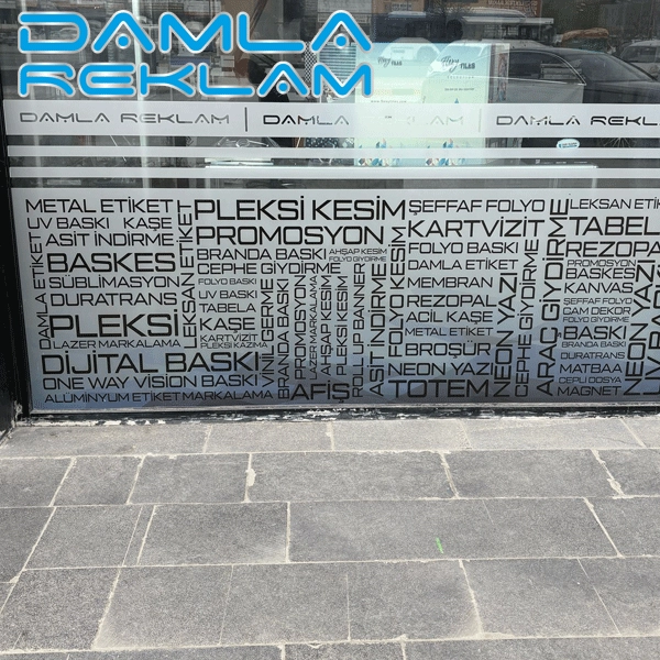 Kocaeli Cam Dekor Folyo Kumlama