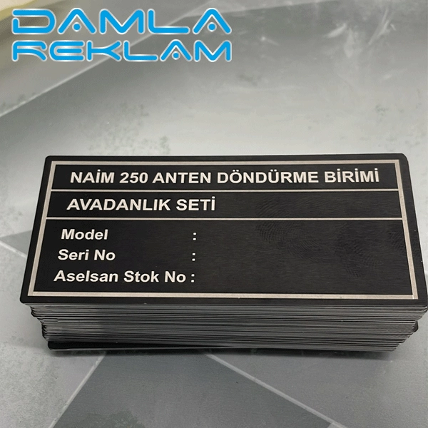 Ankara Eloksallı Fiber Lazer Kazıma