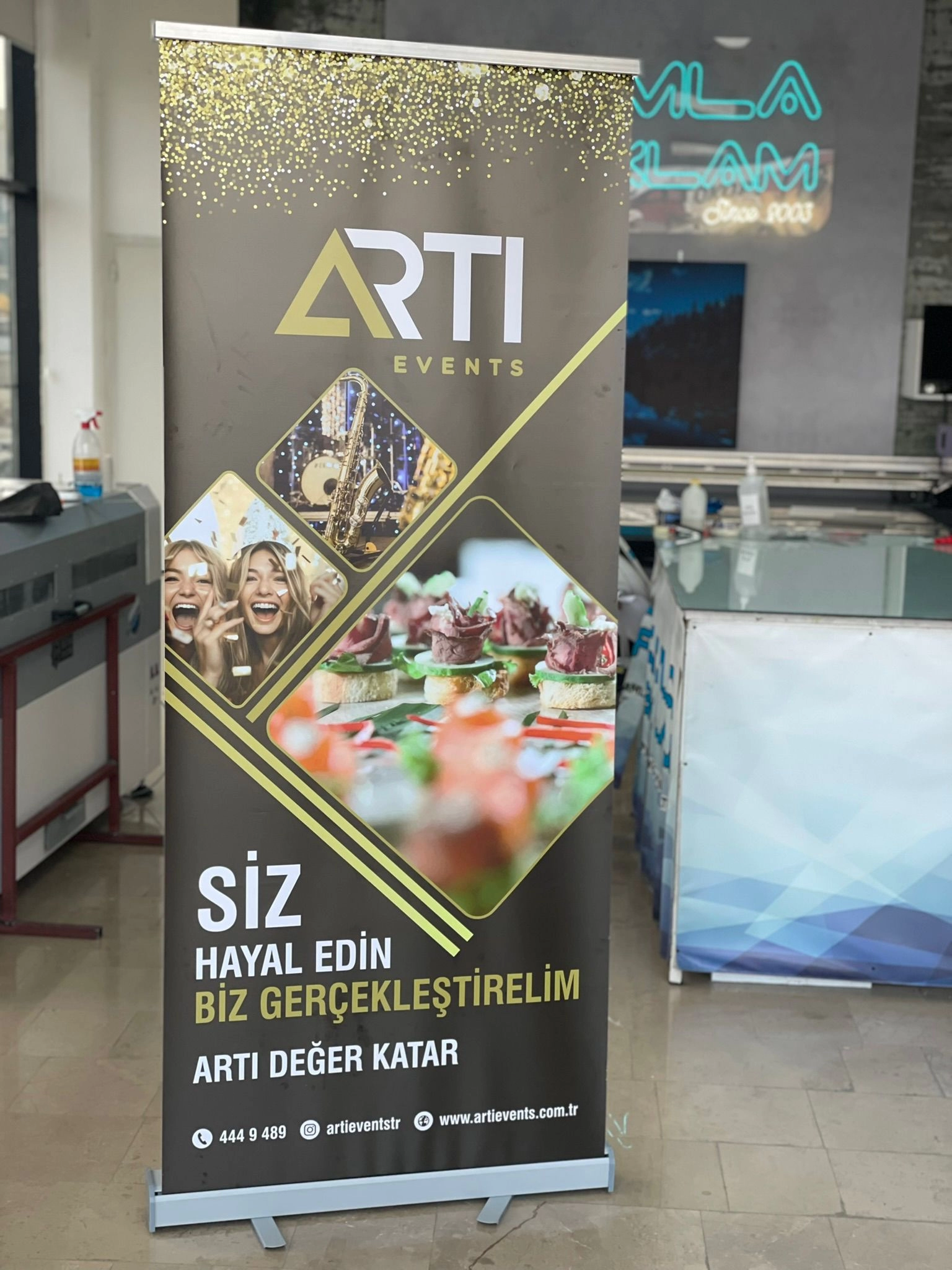 Ankara Roll-Up Banner