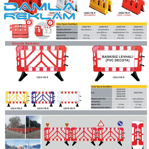 Ankara Plastik Trafik Otopark Ekipman Üretimi