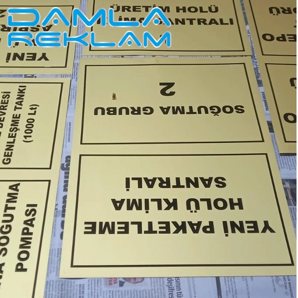 Ankara Pirinç Metal Etiket