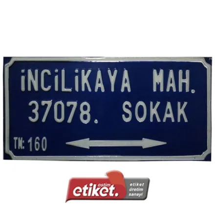 Cadde ve Sokak Levhaları - Görsel 4