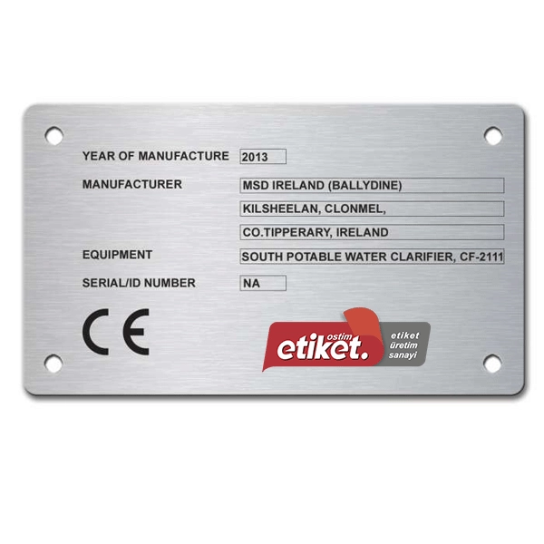 Paslanmaz Metal Etiket - Görsel 7