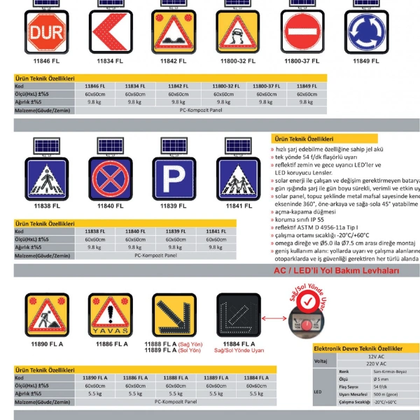 Plastik ve Metal Trafik Otopark Ekipmanları - Görsel 5