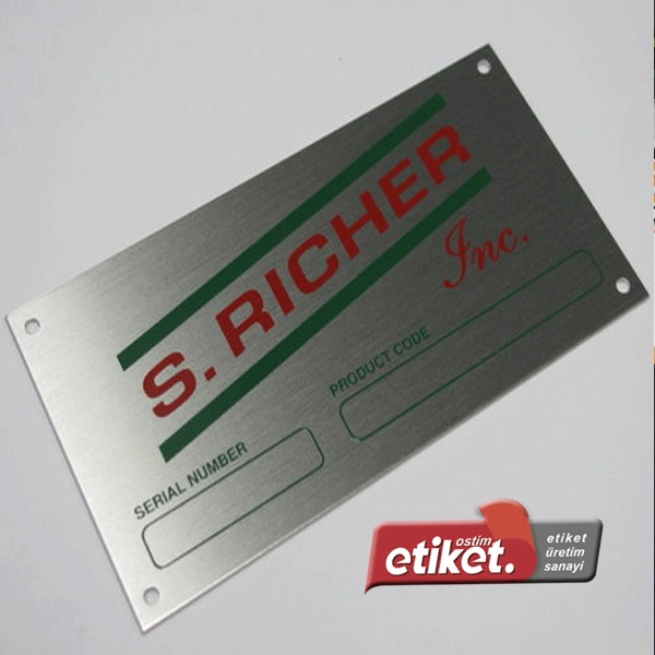 UV Metal Etiket - Görsel 8