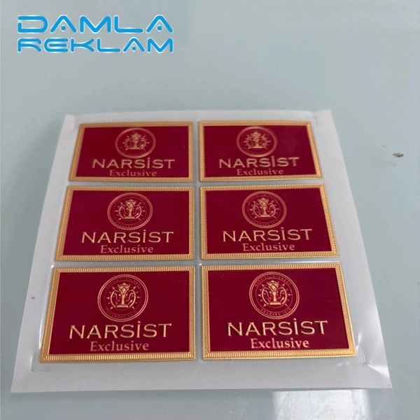 Altın ve Gümüş Yaldız Sticker - Görsel 4