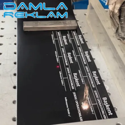 Eloksallı Fiber Lazer Kazıma - Görsel 1