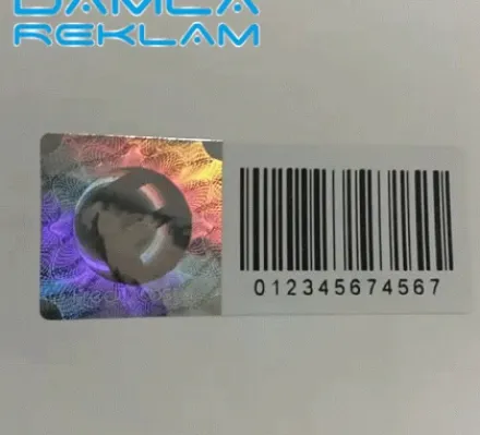 Hologram Numaratör Etiket - Görsel 2
