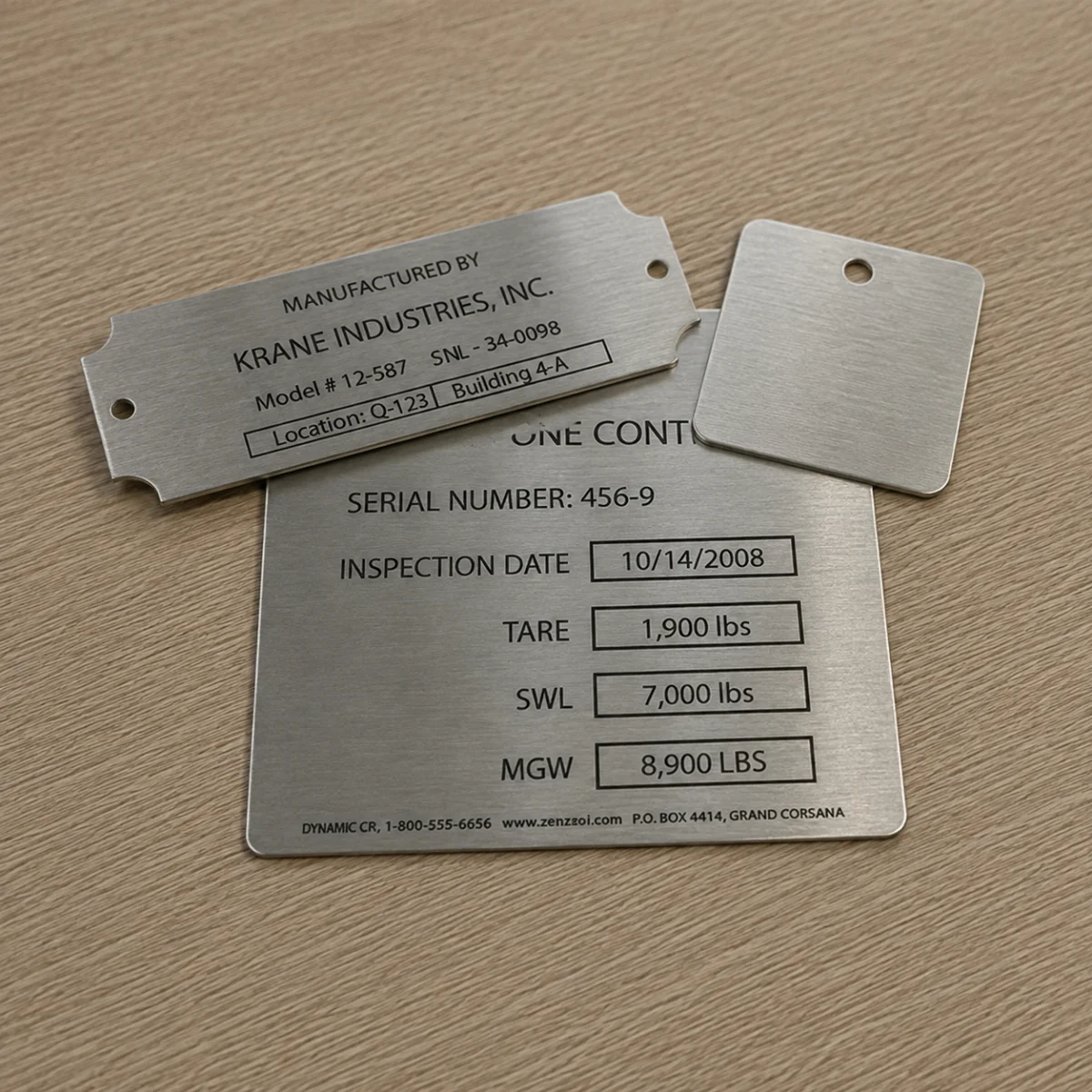 Paslanmaz Metal Etiket - Görsel 6