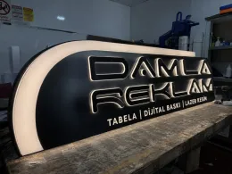 Pleksi Kutu Harf Tabela