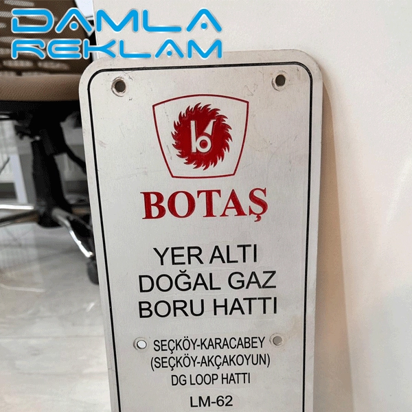 Ankara Botaş Levha Üretimi